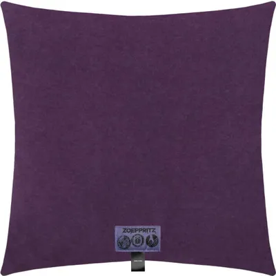 Produktbild von Zoeppritz Kissenhülle Soft-Fleece Farbe aubergine Größe 40x40