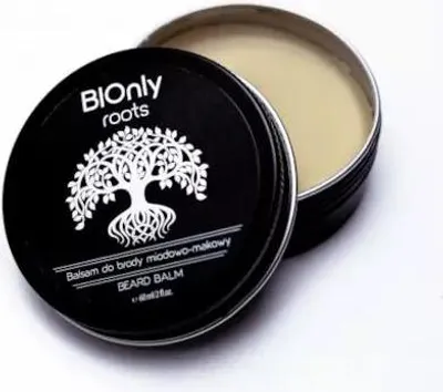 Produktbild von Bartbalsam mit Honig und Mohnsamen - BIOnly - 60 ml