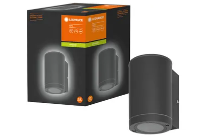 Produktbild von LEDVANCE ENDURA Beam, Wandbeleuchtung für den Außenbereich, Aluminium, Grau, Glas, IP44, Eingang, Fassade, Pfad, Terrasse, I