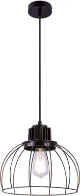 Produktbild von GLOBO Hängeleuchte Esszimmer Pendelleuchte Küchenlampe Hängelampe schwarz 15046