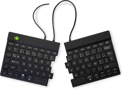 Zdjęcie produktu dla R-Go Tastatur Split   Break BE-Layout     verkabelt  schwarz