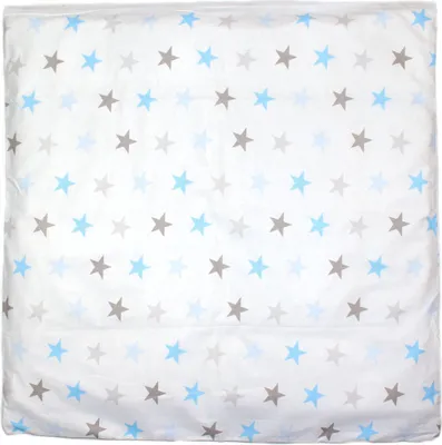 Produktbild von Primawela Deko Kissenbezug Bezug für Baby Kind für Kissen 80x80 cm 14. Star Blau