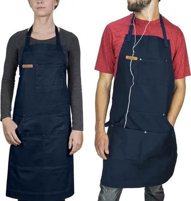 Produktbild von Famanu Kochschürze aus 100% Baumwolle - für Damen und Herren, vielseitig einsetzbar