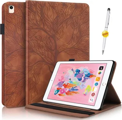 Produktbild von Faltbare Hülle für Apple iPad Air 4 10,9 Zoll, Braun, Solider Stift
