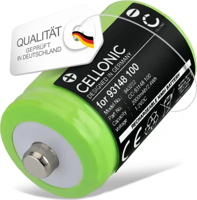 Produktbild von CELLONIC 1x Akku für Rasierer & Haarschneider Kompatibel mit Wahl 9918, 9916, 7060, 93148 100 - (2000mAh , 1.2V)