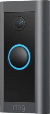 Produktbild von Ring Video Doorbell Wired, Schwarz, Haus, 2 MP, 150°, 90°, 1080p