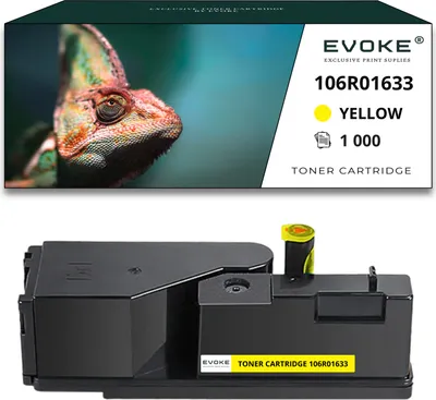 Produktbild von Toner für Xerox 106R-6010Y 106R01633 Gelb (yellow) | Ersatz für Phaser WORKCENTRE 6000 6010V/N 6015 6015N 6015NI
