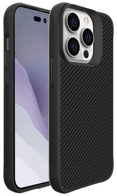 Imagen del producto de Funda híbrida de carbono resistente para iPhone 14 Pro Max de imoshion - Color