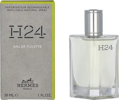 Produktbild von Hermes H24, 30 ml, Nachfüllbare Flasche, Alcohol, Aqua (Water), Parfum (Fragrance), Limonene, Ethylhexyl Methoxycinnamate, BHT, Benzyl..., Frankreich, 1 Stück(e)
