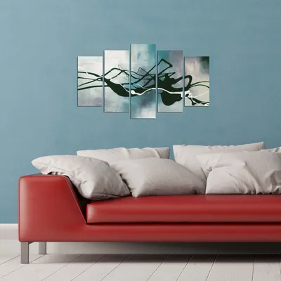 Produktbild von Wallity, 5PMX- CHR2932, Bunt, Leinwandbilder, 110 x 60 cm, 100% MDF (Dicke: 3 mm)