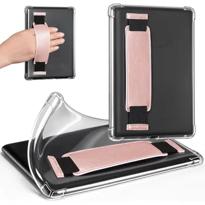 Produktbild von Clear Hülle für 6,8" e-Reader 11. Generation 2021 Roségold Band