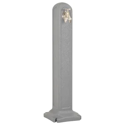 Produktbild von vidaXL Wasserzapfsäule Hellgrau Steinoptik