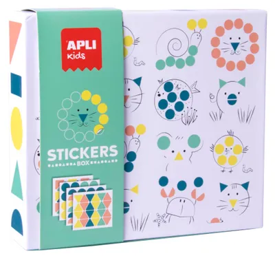 Produktbild von APLI Kids - Set mit Tieraufklebern, 18361