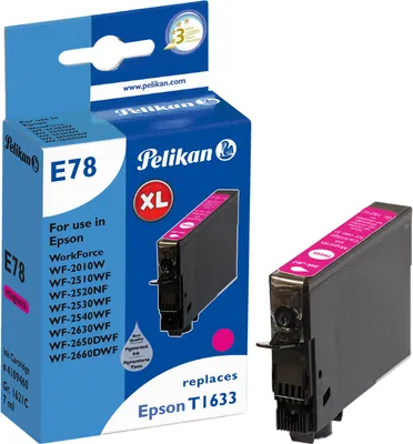 Productafbeelding van Pelikan E78, paars, inkt op pigmentbasis, 7 ml, 486 pagina's.