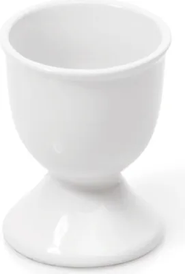 Produktbild von 12x Eierbecher 6,5 cm weiß, Porzellan