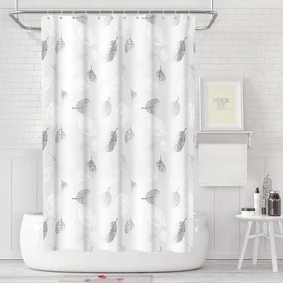 Obrázek produktu pro Sprchový závěs z PEVA odolný proti plísním – voděodolný – 180 x 180 cm