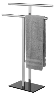 Produktbild von WENKO Stand Handtuchhalter T-Form Lava Aufbewahrung Handtücher Bad Duschen