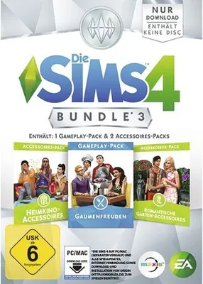 Zdjęcie produktu dla Electronic Arts The Sims 4 Bundle Pack 3, PC, Powyżej 13 lat