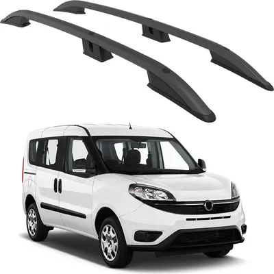 Obrázek produktu pro TURTLE STŘEŠNÍ LIŠTA CROWN FIAT DOBLO 2 2010 2011 2012 2013 2014 2015 2016 2017 2018 2019 2020 2021 2022 (SWB)  , Černá