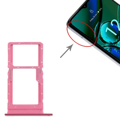Obrázok produktu pre Pre Nokia G42 Držiak karty SIM + Držiak karty SIM / Micro SD náhradný diel červený