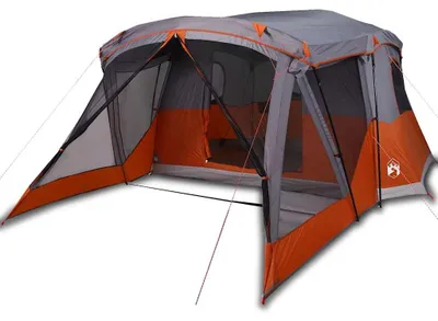 Immagine prodotto di vidaXL Tenda da campeggio con tenda 4 persone Arancione Impermeabile