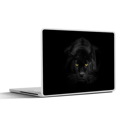 Produktbild von MuchoWow® Laptop Aufkleber Sticker Cover Leopard - Augen - Schwarz 36.5x27.5 cm - Laptop-Sticker