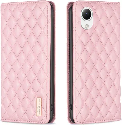Produktbild von Galaxy A23E Hülle, Elegant Bookstyle Flip Leder Kartenfächer Schutzhülle mit Ständer für Samsung Galaxy A23E Pink