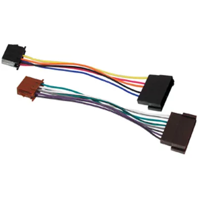 Produktbild von HQ 2x Radio - 2x Car, ISO-Adapter, 2x Radio, 2x Car, Mehrfarbig, 0,2 m