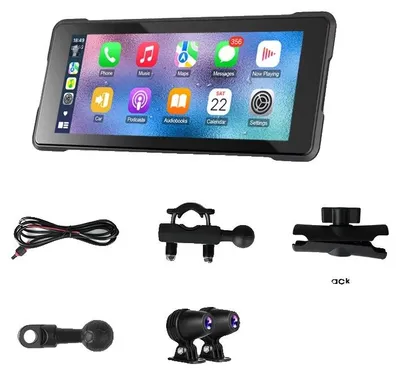 Produktbild von Motorrad DVR, kabelloses CarPlay, Bluetooth-Konnektivität, Motorrad DVR, Keine-a