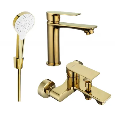 Obrázok produktu pre Mexen Royo R05 vaňová súprava, zlatá - 72203R05-50