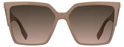 Immagine prodotto di Occhiali da sole da donna Karl Lagerfeld, modello KL6207S, color nude con lenti sfumate marrone rosato