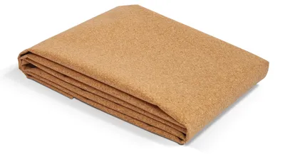 Productafbeelding van Yogamat - Reis opvouwbaar - Kurk - 183 x 61 cm - 1 mm dik