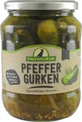 Produktbild von Pfeffergurken von Spreewald-Rabe (720 ml Glas)