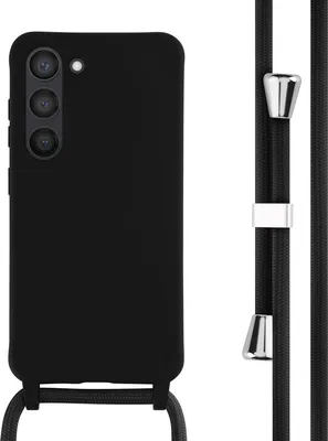 Zdjęcie produktu dla imoshion Silikonowe etui ze sznurkiem do Samsung Galaxy S23 - Czarny