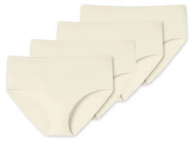 Produktbild von Schiesser Uncover Damen MidiSlip 4-Pack  - sortiert 1 - Größe S
