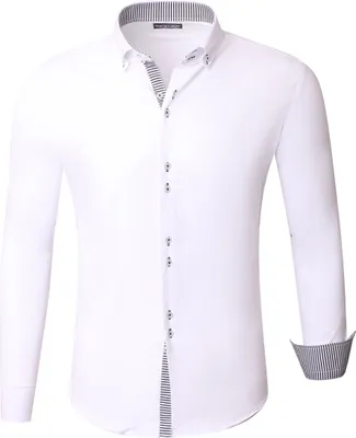 Produktbild von Reslad Herren Hemd Medford Langarm RS-7117 Weiß S