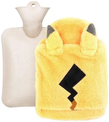 Immagine prodotto di Borsa termica grande in gomma naturale con rivestimento in peluche, ideale per bambini e adulti. Offre sollievo dal dolore e dal freddo, e può essere utilizzata sia per applicazioni calde che fredde