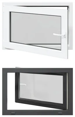 Obrázok produktu pre vidaXL Suterénne okno RISOR 90 x 50 cm, PVC a sklo, antracitová farba