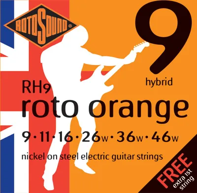 Zdjęcie produktu dla Rotosound RH9 Struny do gitary elektrycznej