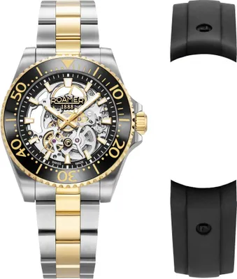 Produktbild von Herrenset ROAMER 986984 47 85 21 goldene sportliche zusätzliche Armband