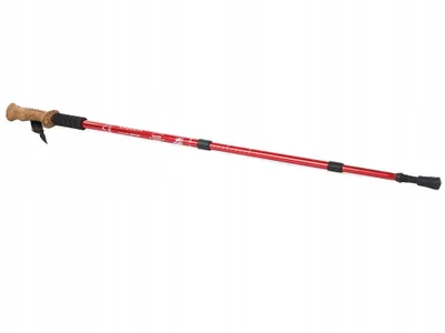 Image de Verk 14008 Bâton de trekking pliable 1 pièce rouge