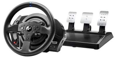 Produktbild von Thrustmaster T300RS GT Force-Feedback-Rennlenkrad & 3-Pedalset - PS5 & PC