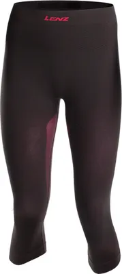 Image de Lenz 1.0 pantalon 3/4 pour femmes, noir/rouge, S
