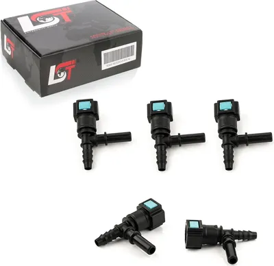 Produktbild von 5x Schnellverschluss Kraftstoffleitung T-Stück 7,89x6mm für CITROEN PEUGEOT