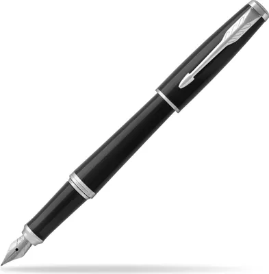 Obrázek produktu pro Parker Urban, Černá, Na náplně, Modrá, Hliník, Mosaz, Chrom, Kulatý hrot, Nerezová ocel