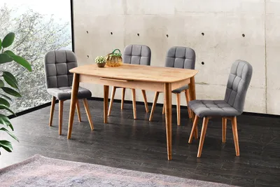 Produktbild von Skye Decor, Retro - 1192, Ausziehbarer Esstisch, Saphireiche, 100 % MDF, 130 x 80 x 75 cm