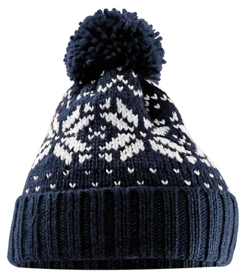 Immagine prodotto di Beechfield - Cappello "Snowstar" per uomo/donna Unisex FK1446 (taglia unica) (blu scuro/bianco)