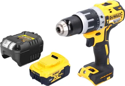 Obrázek produktu pro Akumulátorová příklepová vrtačka DeWalt DCD 796 P1 18 V 70 Nm bezkartáčová + 1x akumulátor 5,0 Ah + nabíječka
