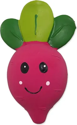 Image de Jouet DOG FANTASY Légumes en latex Betteraves rouges avec argile 14 cm