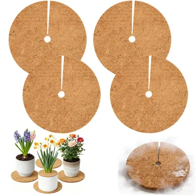 Productafbeelding van Set van 4 Kokosmatten voor Winterbescherming van Planten